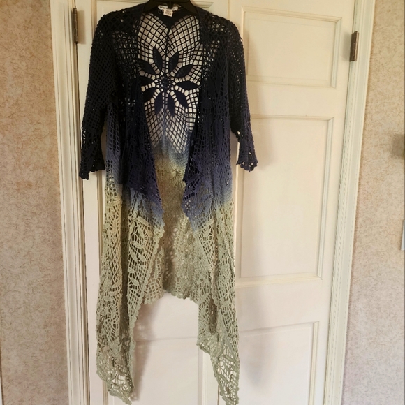 indigo thread Sweaters - Indigo Thread Boho cardigan 100% Cotton. Size M
